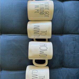 Set of Rae Dunn Toy Story Mugs